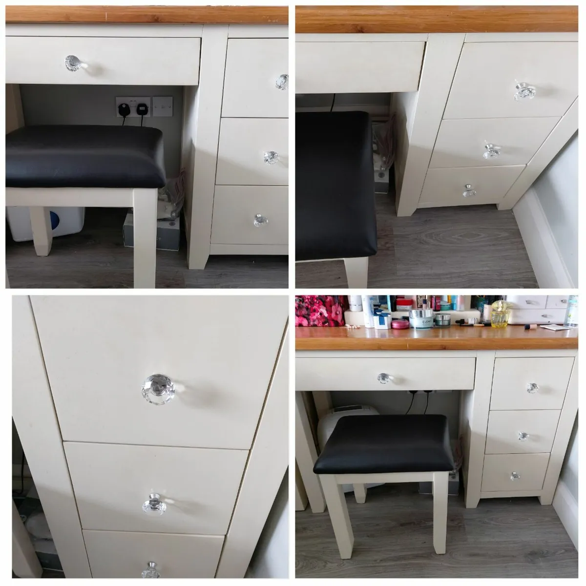 18 x Glass Diamond Door Knobs- POST - Image 1