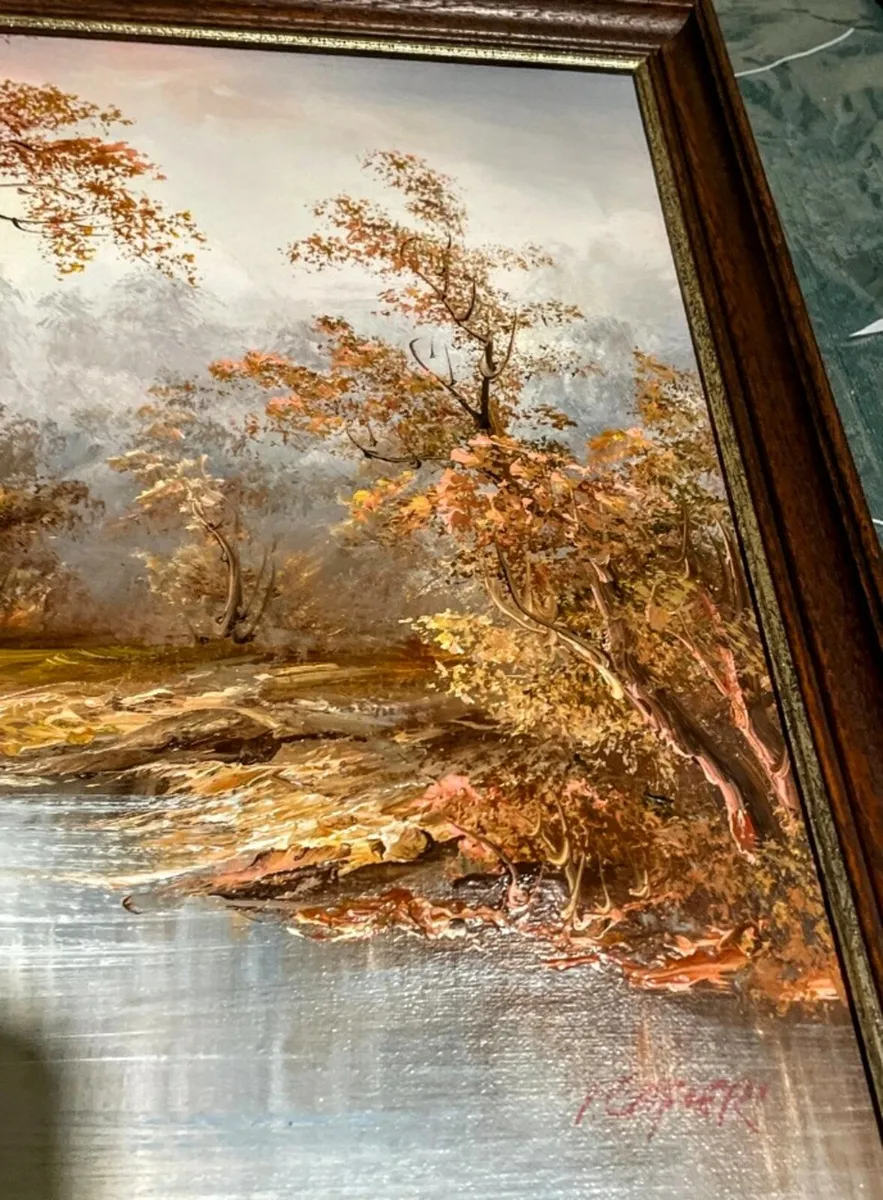 Lovely detailed landscape oil painting - Image 3
