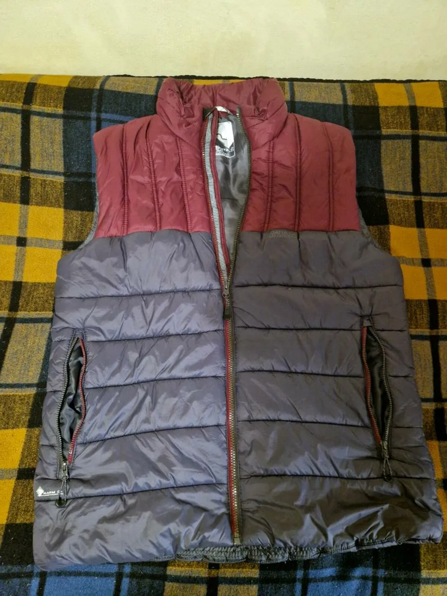 Regetta Burgundy Puffer Vest - Image 1