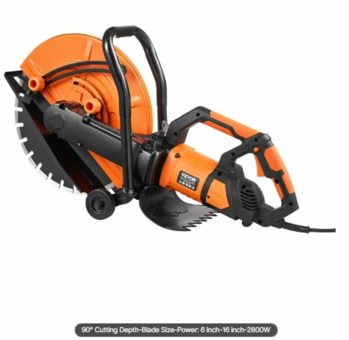 6"/40.6 cm Electric Concrete Saw Wet/Dry Saw Cut - Image 3