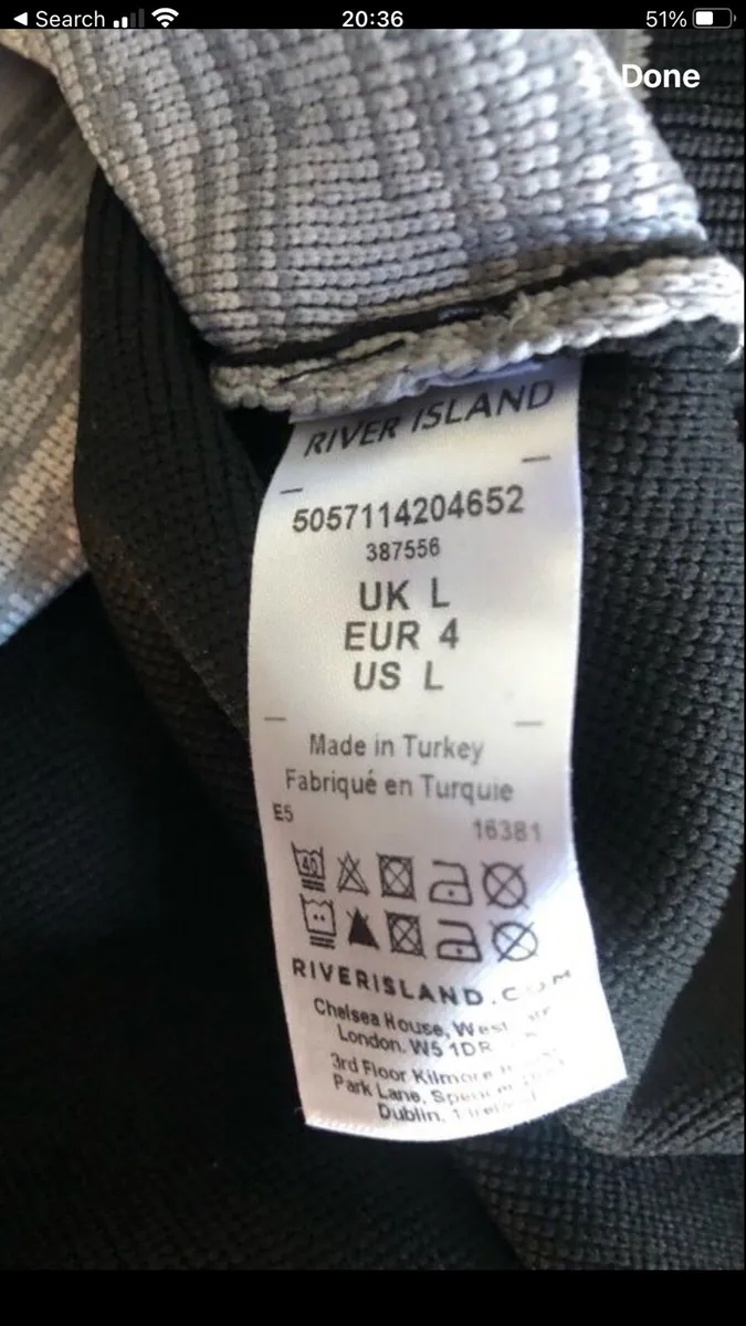 Mens river island top size L €5 - Image 4