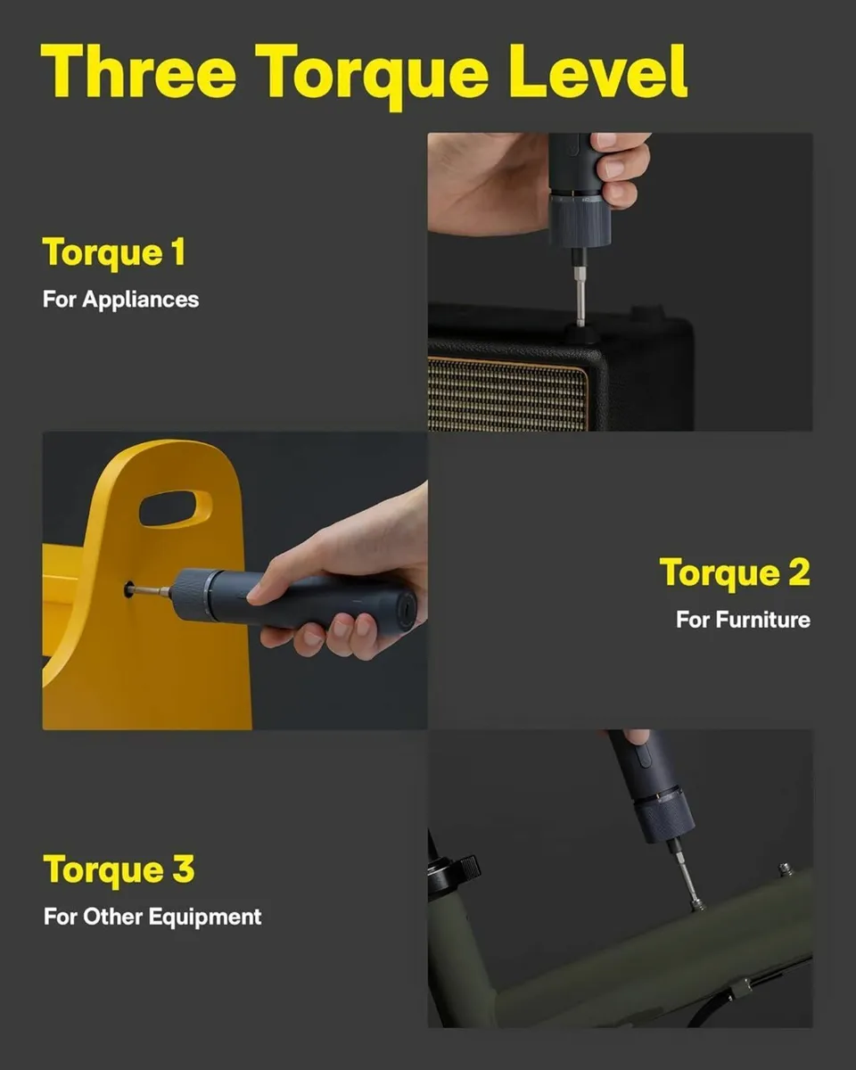 Electric Screwdriver Kit Upgraded 25-Piece Bits - Image 4