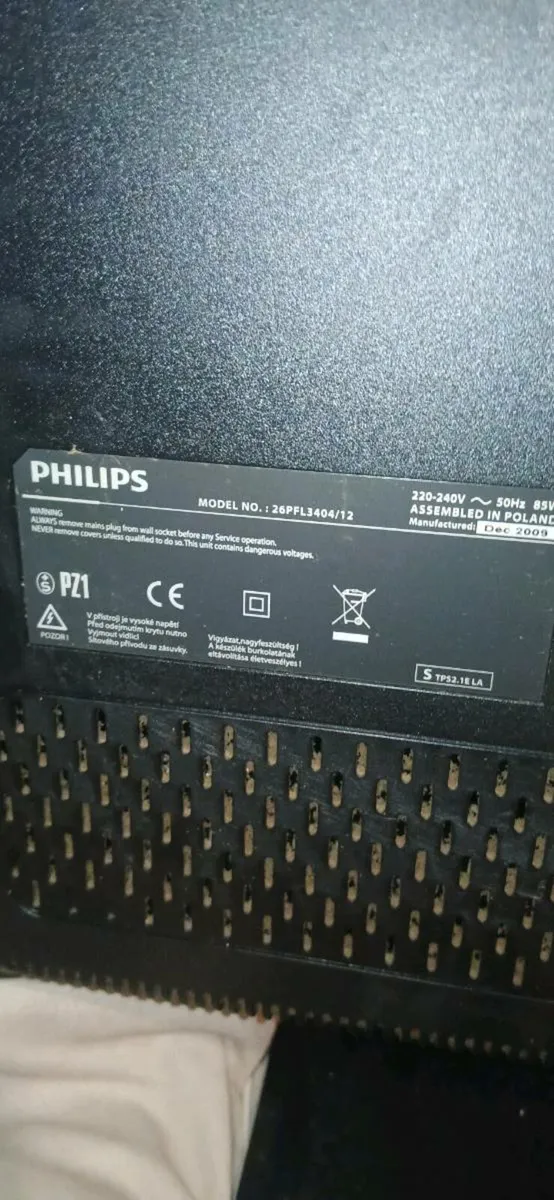 Philips LCD TV, 26", With Digital Crystal Clear. - Image 4