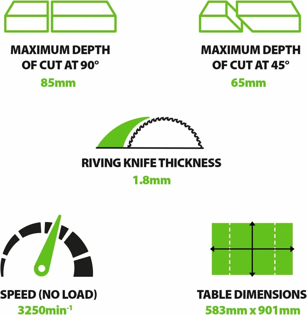 Fury 5-S Table Saw Multi-Material Multi-Purpose - Image 4