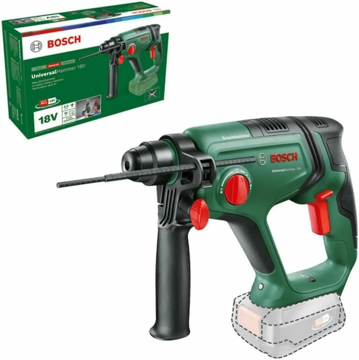 Cordless Rotary Hammer Drill UniversalHammer 18V - Image 1