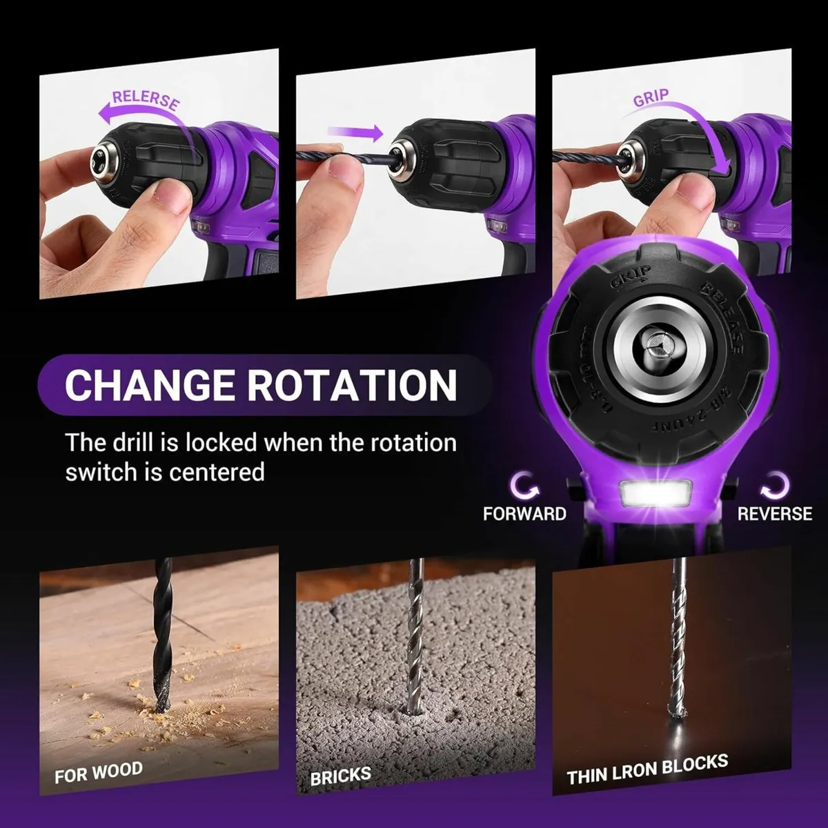 Tool Kit: Drill Set with Cordless Kit Box DIY - Image 4