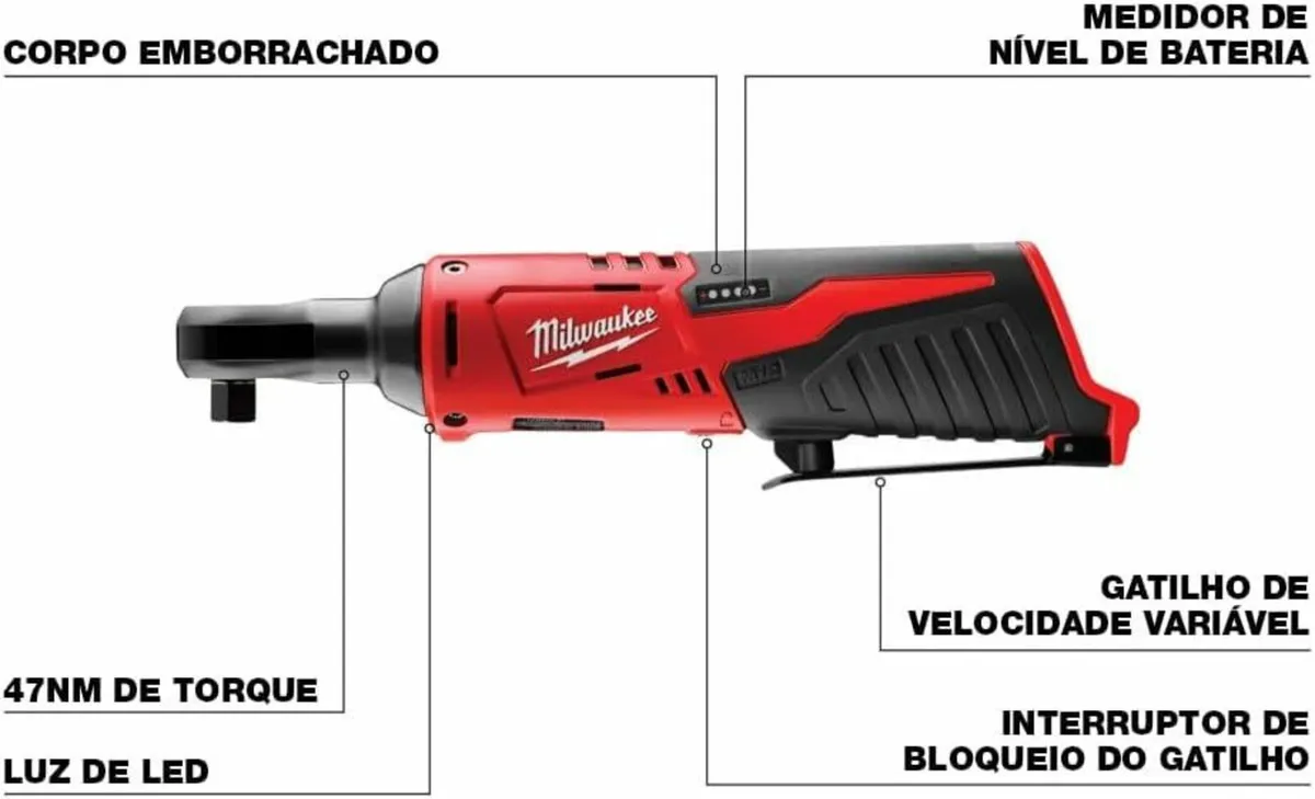 -20 M12 Cordless 3/8 Sub-Compact 35 ft-Lbs 250 - Image 3