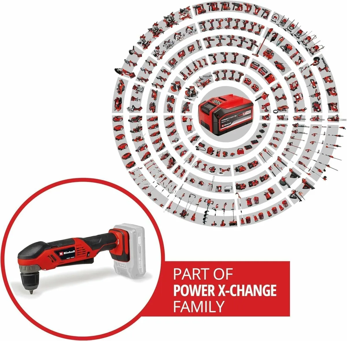 Power X-Change Cordless Right Angle Drill - 18V - Image 3