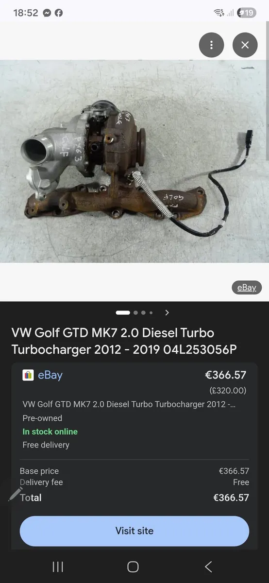 Vw  golf  GTD  TURBO