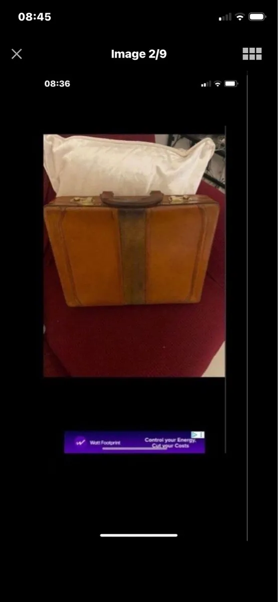 Vintage Leather Briefcase - Image 2