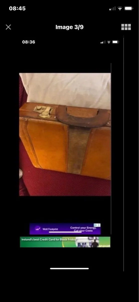 Vintage Leather Briefcase - Image 3