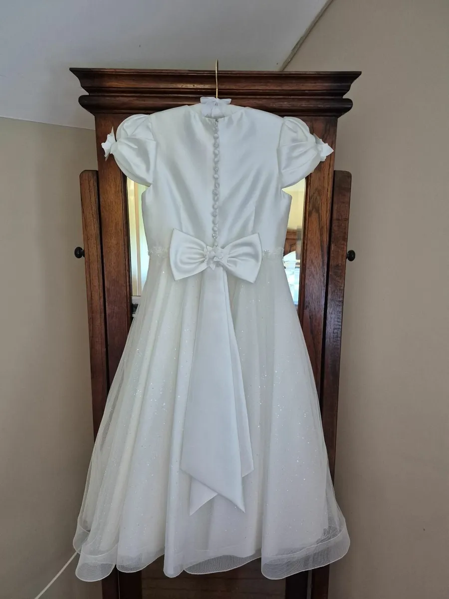 Isabella Communion Dress – Ivory Size 30 - Image 3