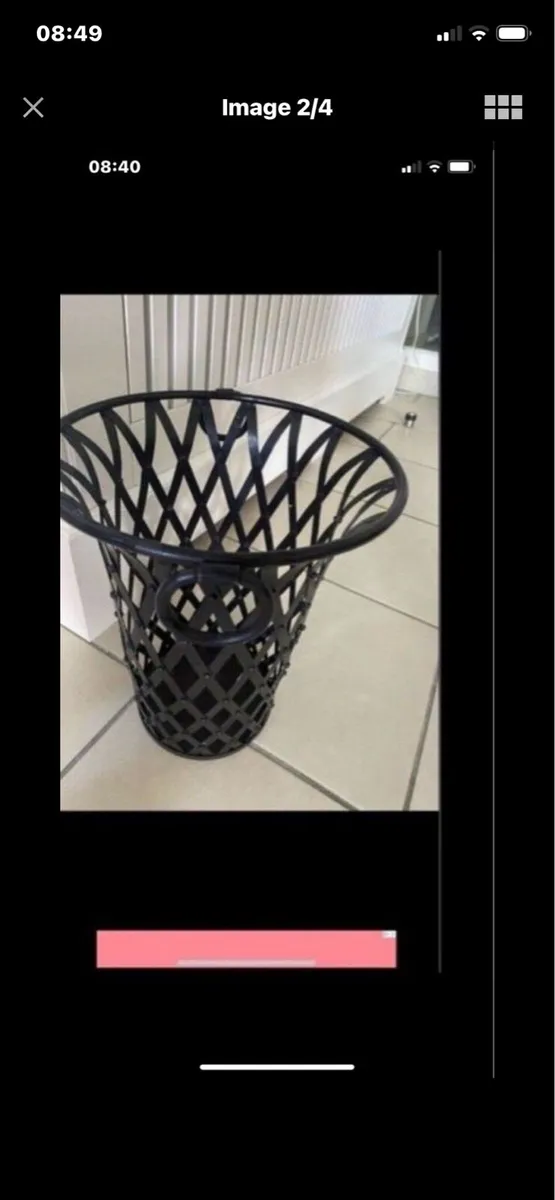 Metal Waste Basket - Image 2