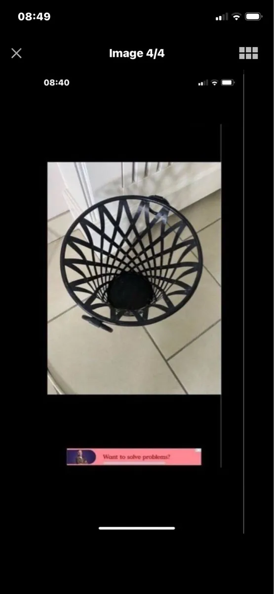 Metal Waste Basket - Image 4