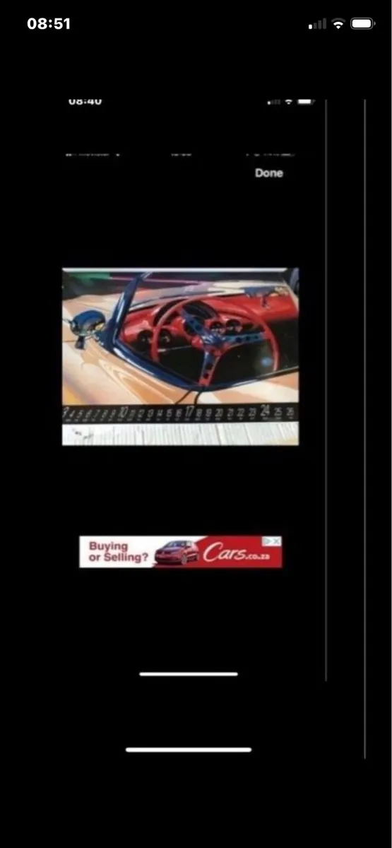 1991 American Classic Cars Calendar - Image 1
