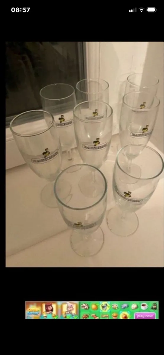 Very Rare Set of Babycham Glasses (8) - Image 3