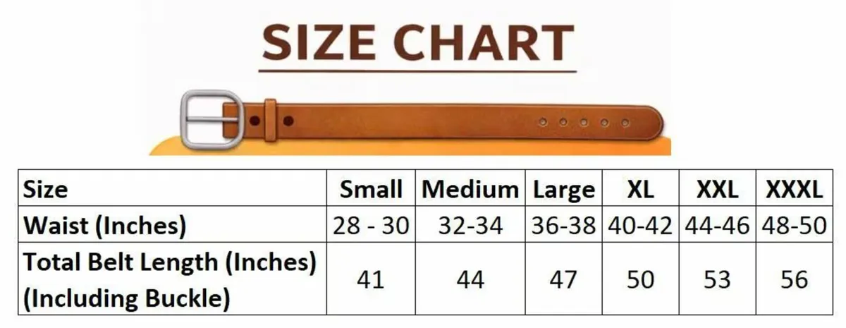 Handmade Western Tooled Leather Belt - Image 4