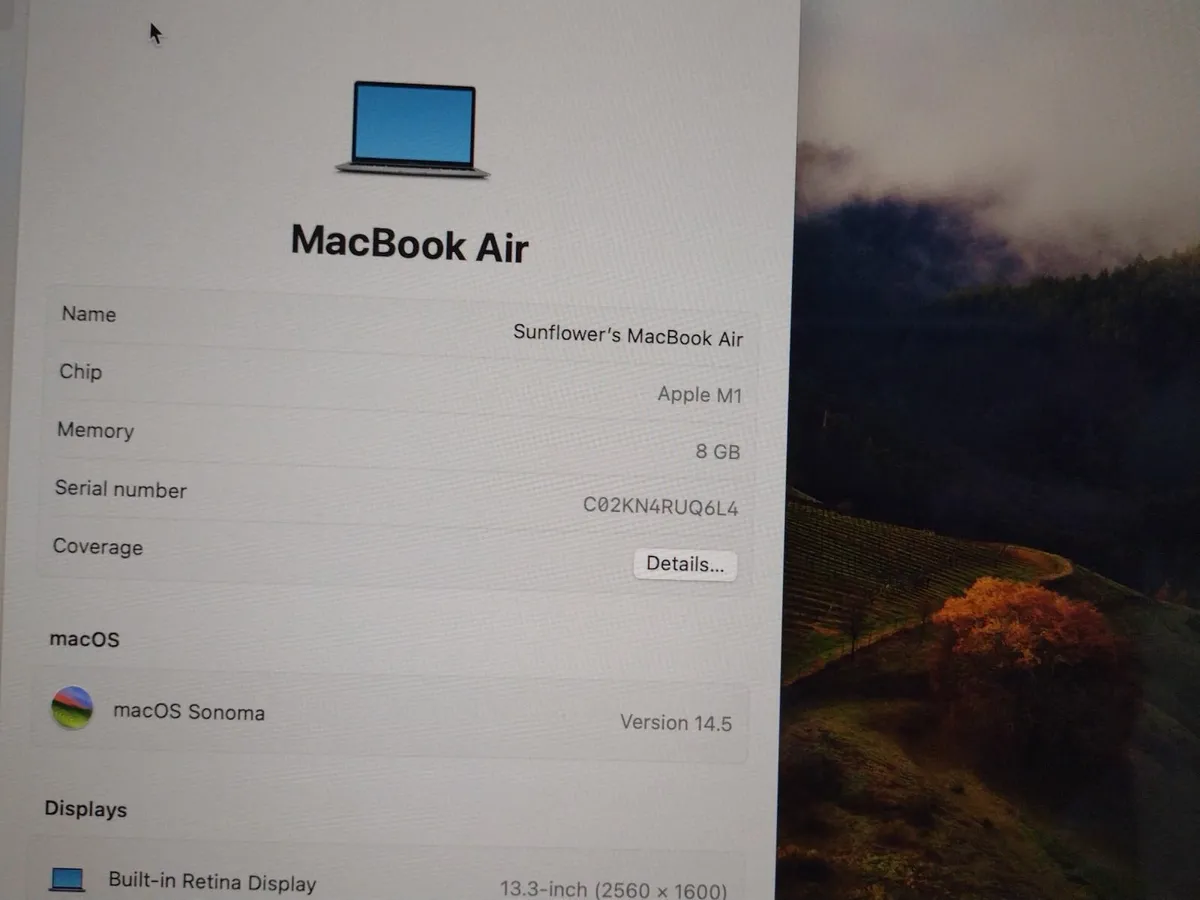 Apple MacBook Air M1 13 " - Image 4