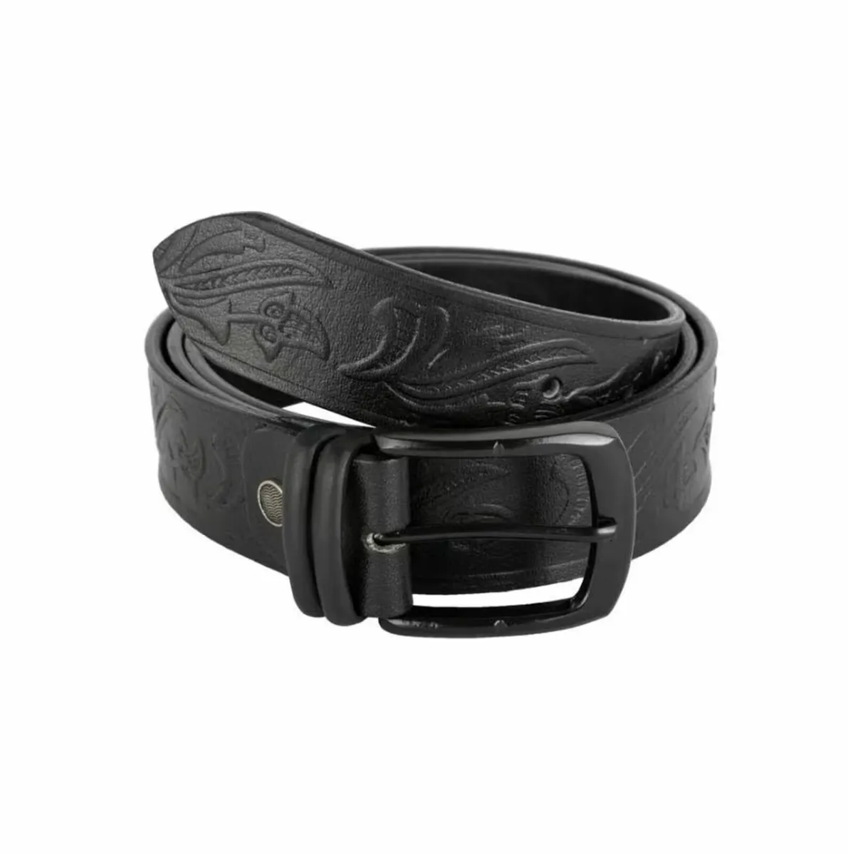 Handmade Genuine Leather Unisex Belt - Image 2