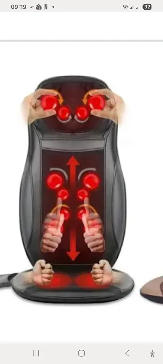 Naipo back and neck massager with heat - Image 3