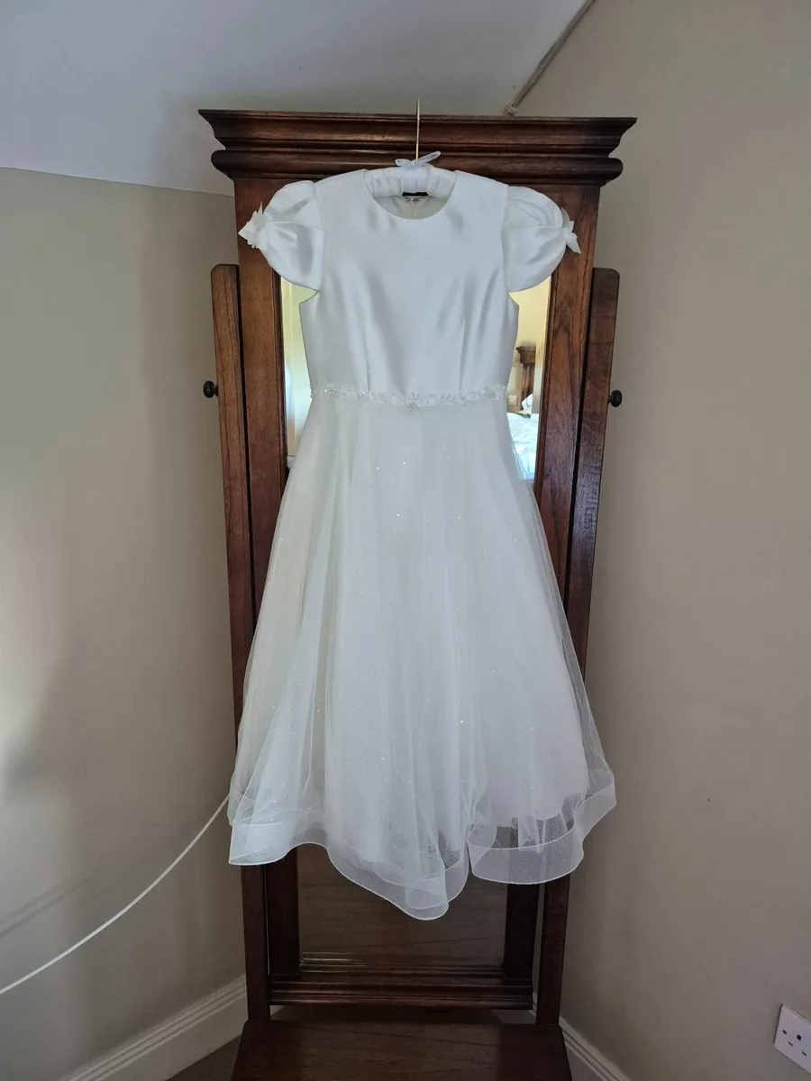 Isabella Communion Dress – Ivory Size 30 - Image 1