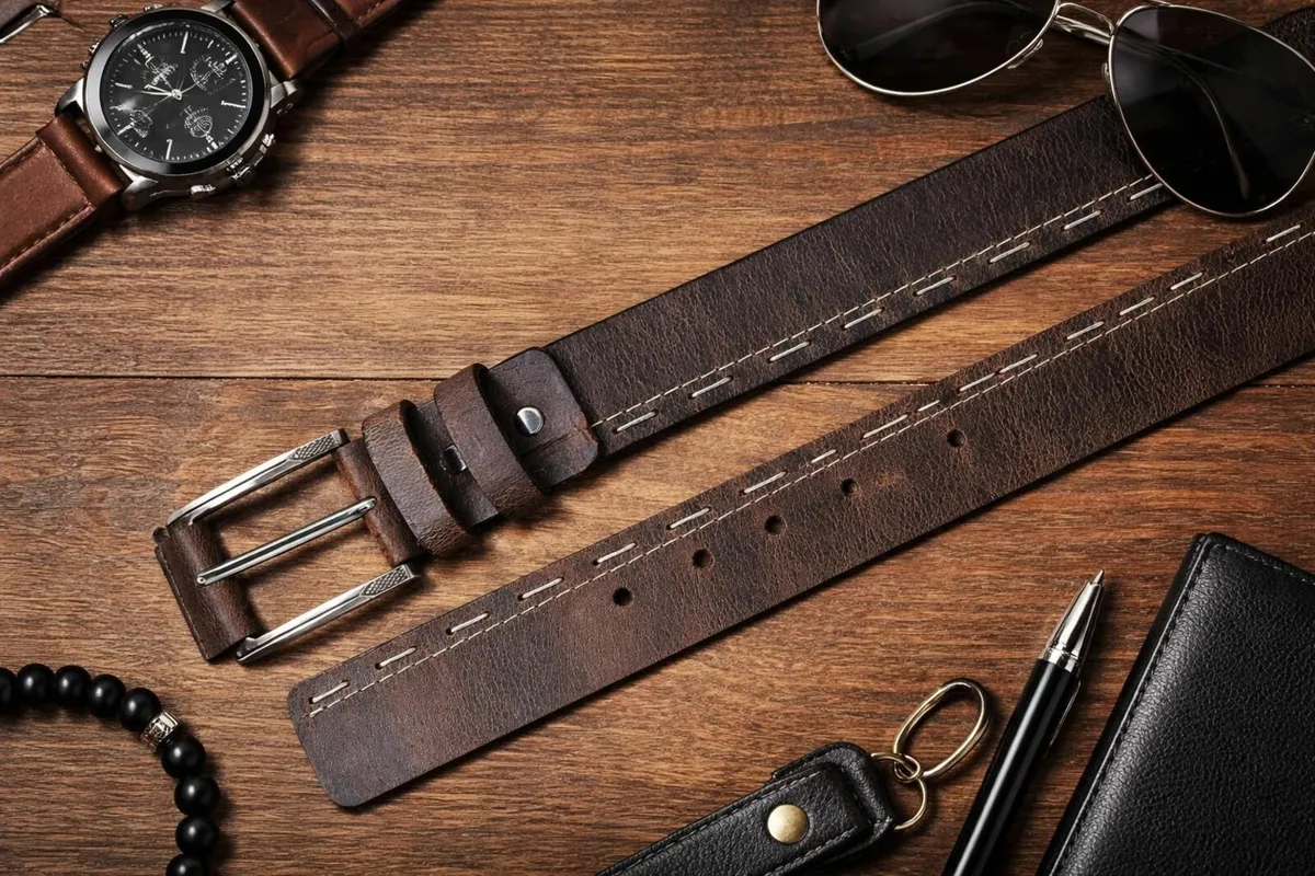 Handmade Genuine Leather Women's Belt - Image 3