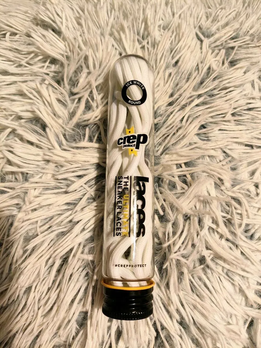 👟 Crep Protect ICE WHITE ROUND Sneaker Laces – Pr - Image 1