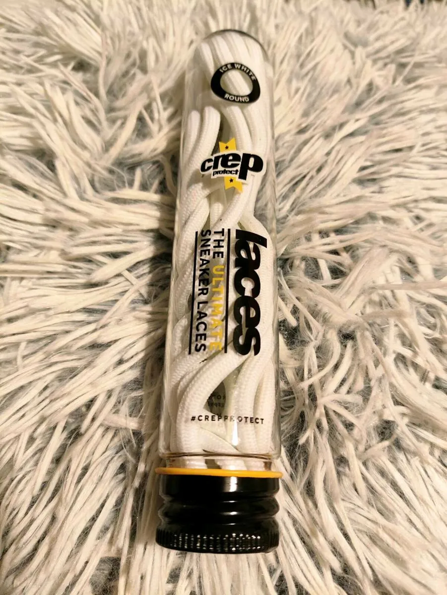 👟 Crep Protect ICE WHITE ROUND Sneaker Laces – Pr - Image 2