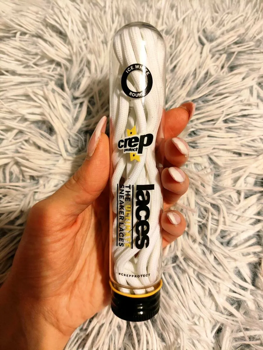 👟 Crep Protect ICE WHITE ROUND Sneaker Laces – Pr - Image 4