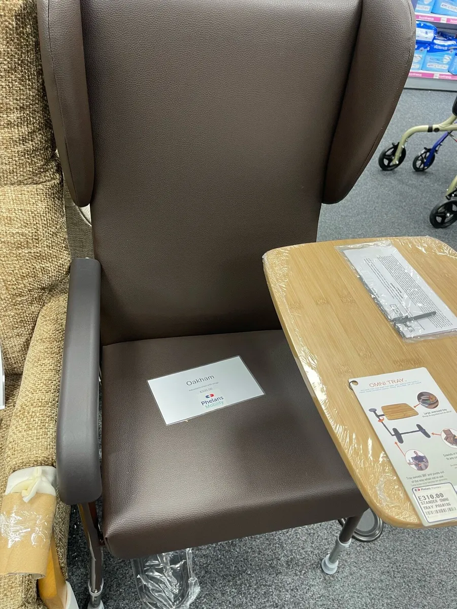 Sturdy Mobility Armchair With Adjustable Height - Image 4