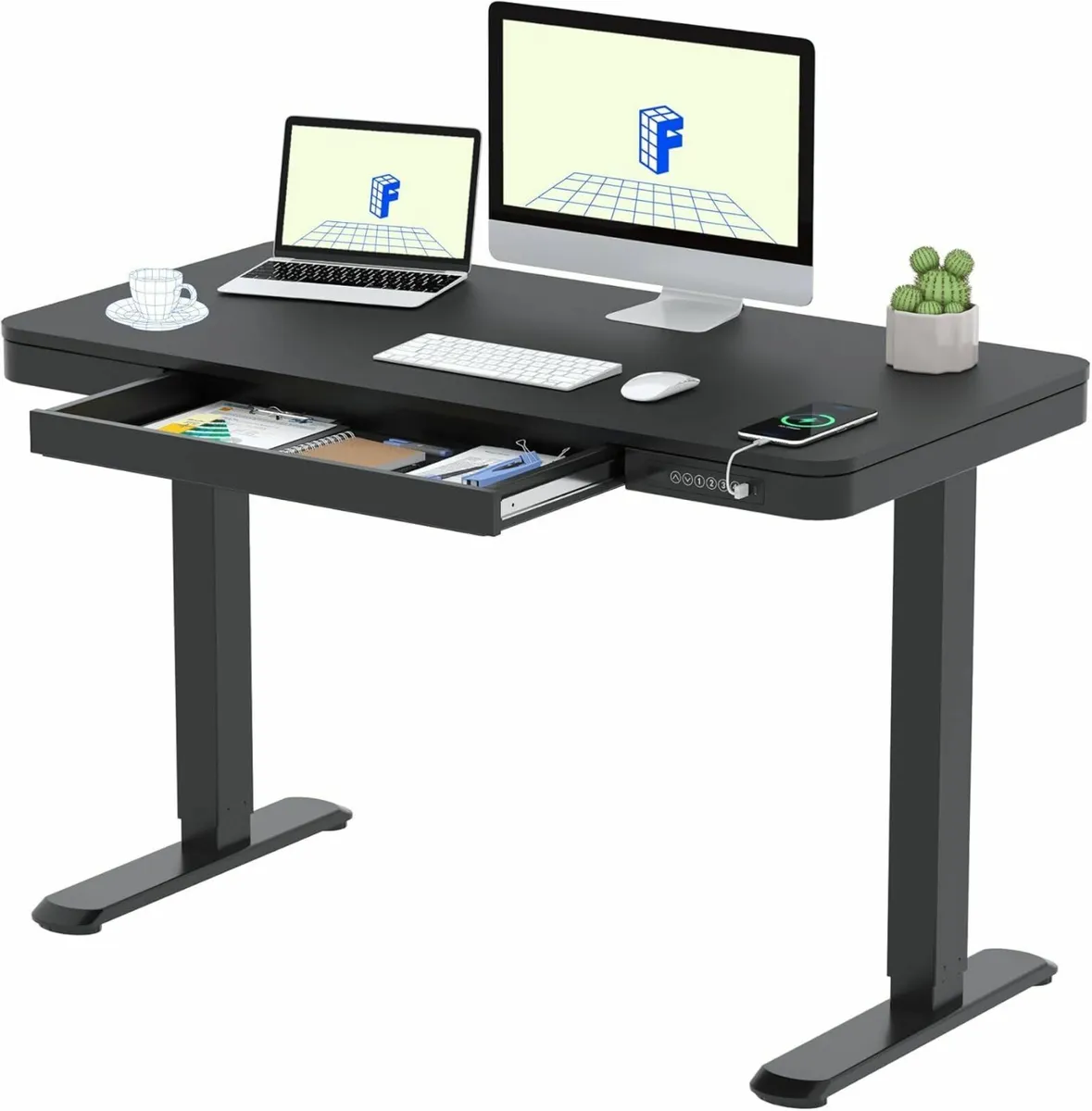 Q3 Standing Desk Home Office Electric Height - Image 1