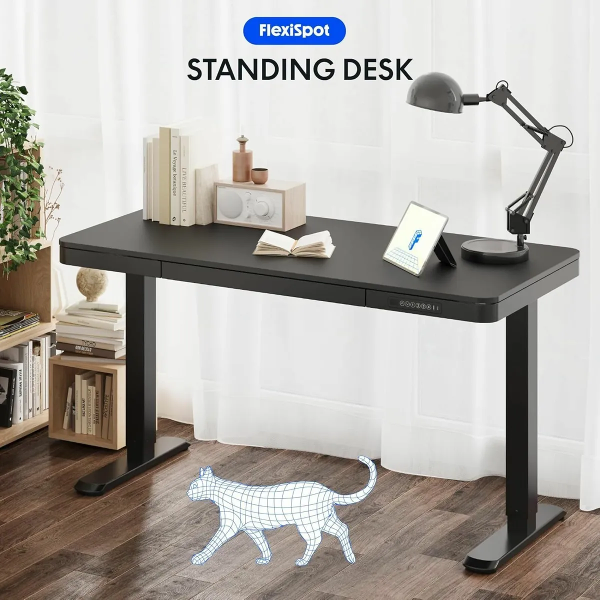 Q3 Standing Desk Home Office Electric Height - Image 3