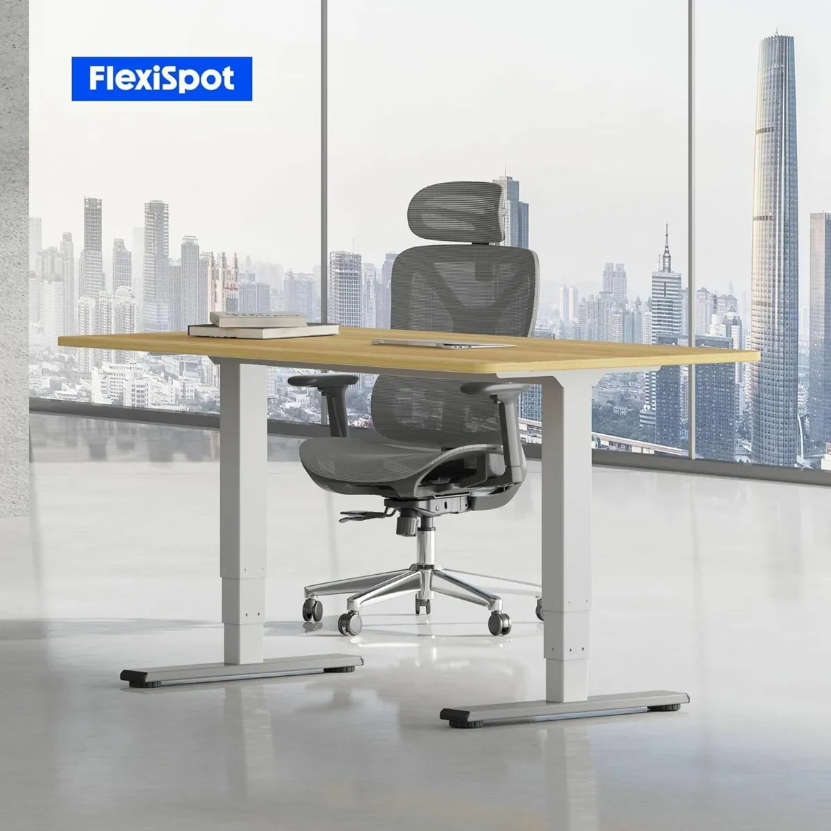 E5 140x80cm Electric Standing Desk Dual Motors 3 - Image 2