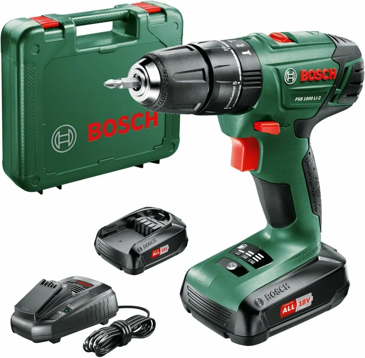 Cordless Combi Drill PSB LI-2 (2 batteries 18 - Image 1