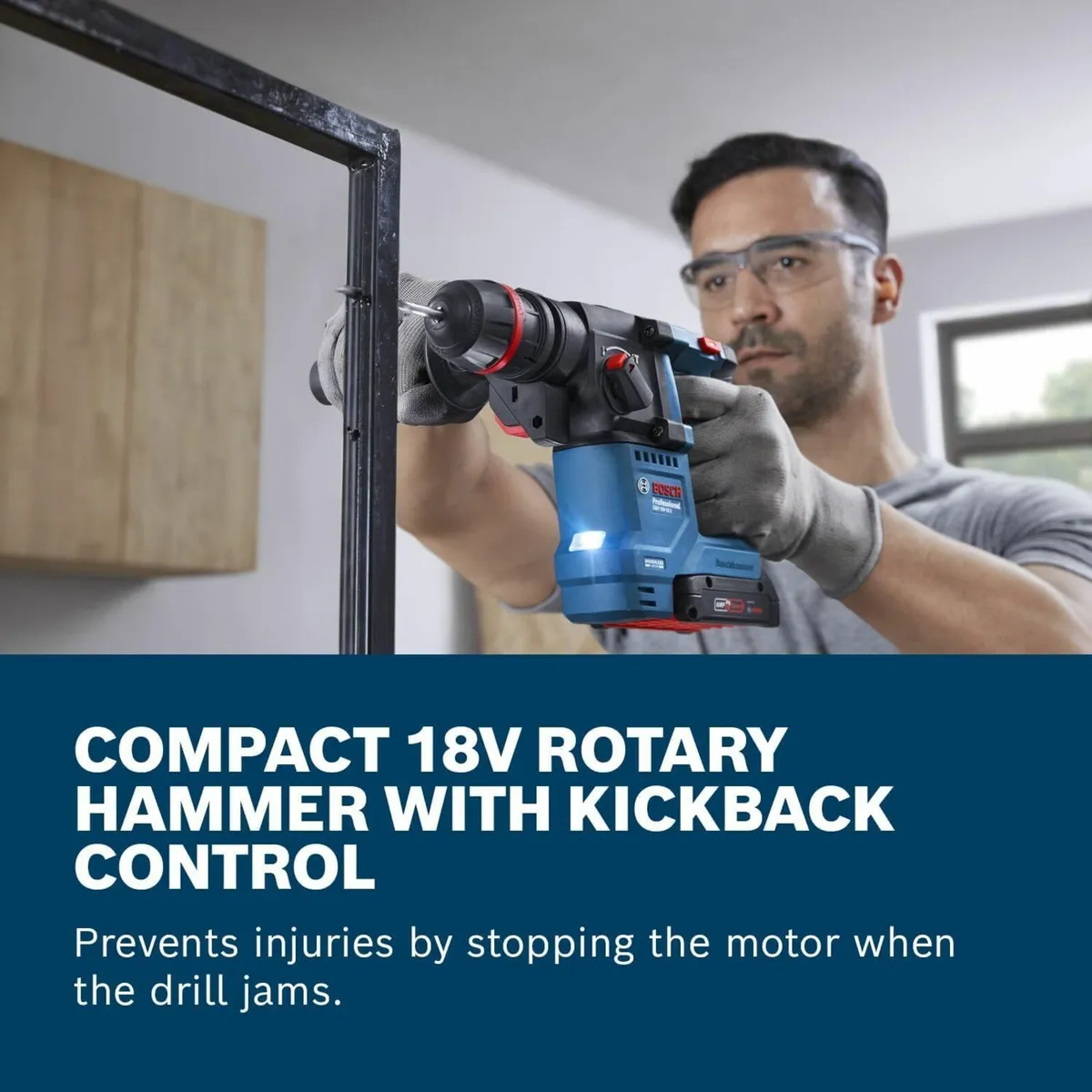 18V System Cordless Rotary Hammer GBH 18V-18 (SDS - Image 4