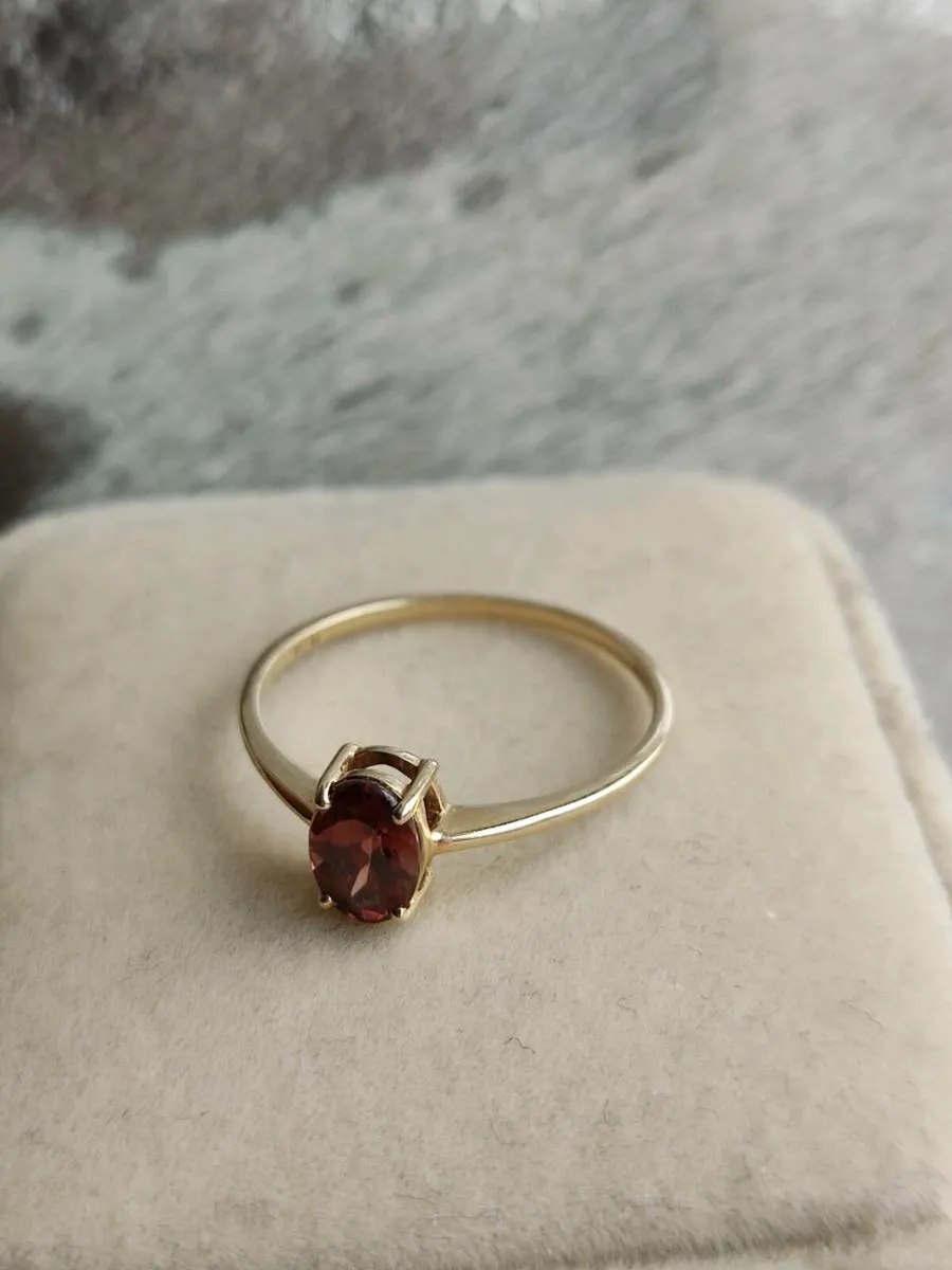 2 Solitaire rings 10 ct gold - Image 4