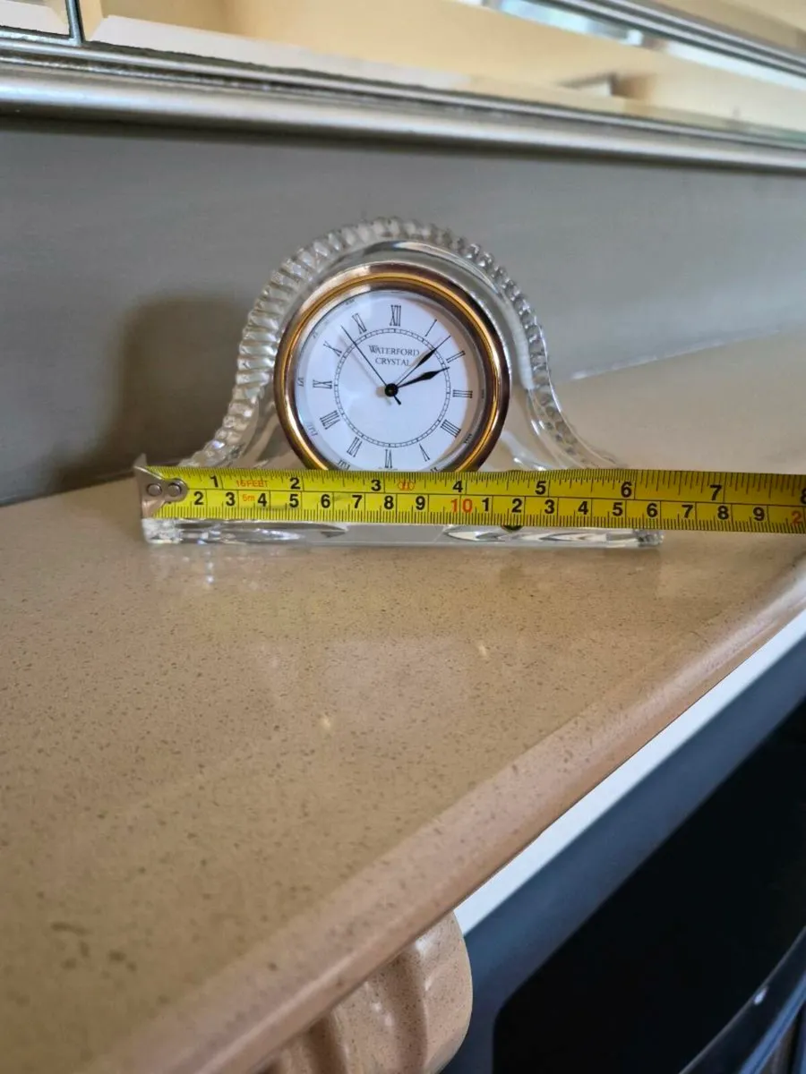 Waterford Crystal Mantle Clock - Image 4