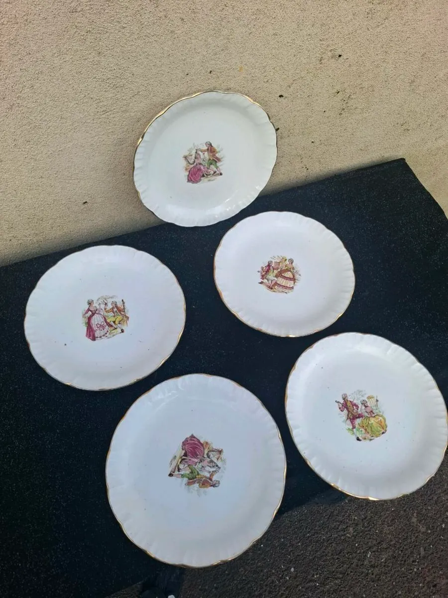 5 ceramic dinner plates - Image 2