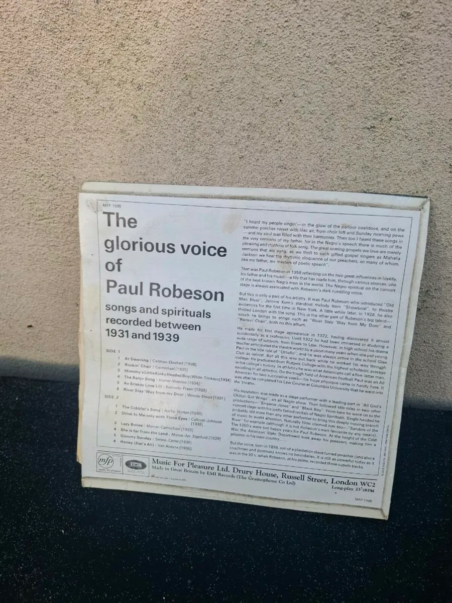 Paul robeson vinyl lp - Image 2