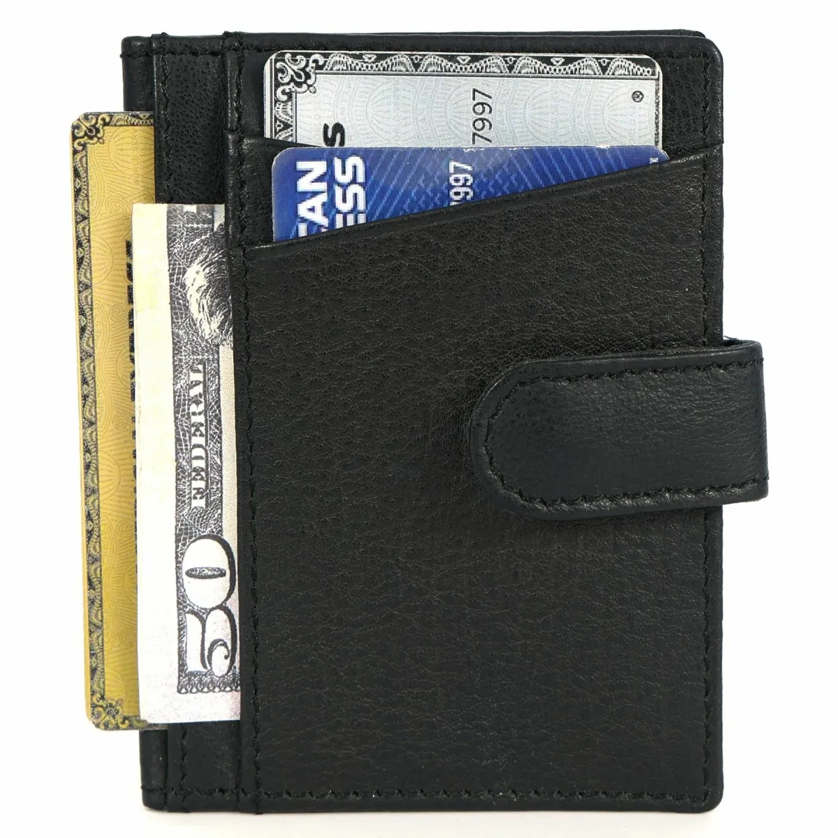Genuine Leather RFID Travel Passport Wallet - Image 4