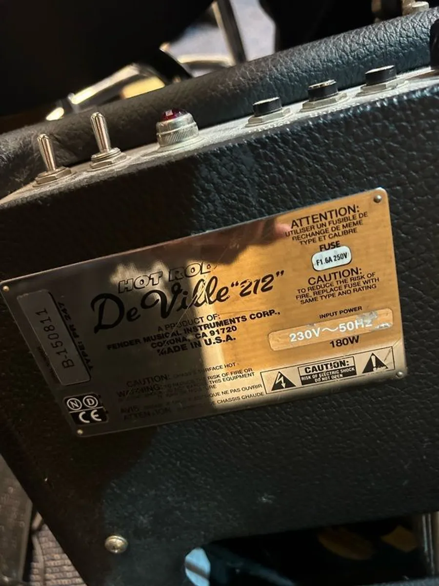 Fender Deville 2x12 Tube Amp - Image 3