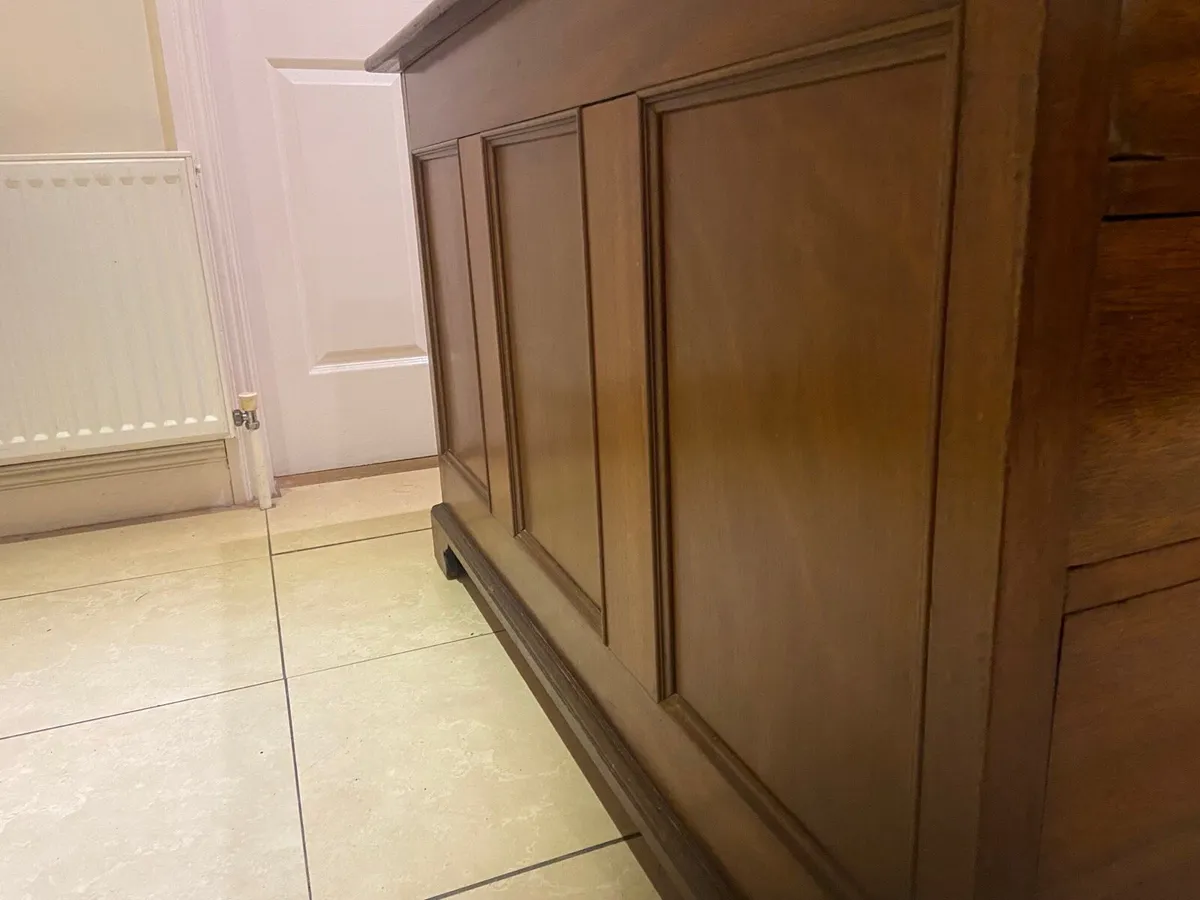 Victorian double standard library desk - Image 4