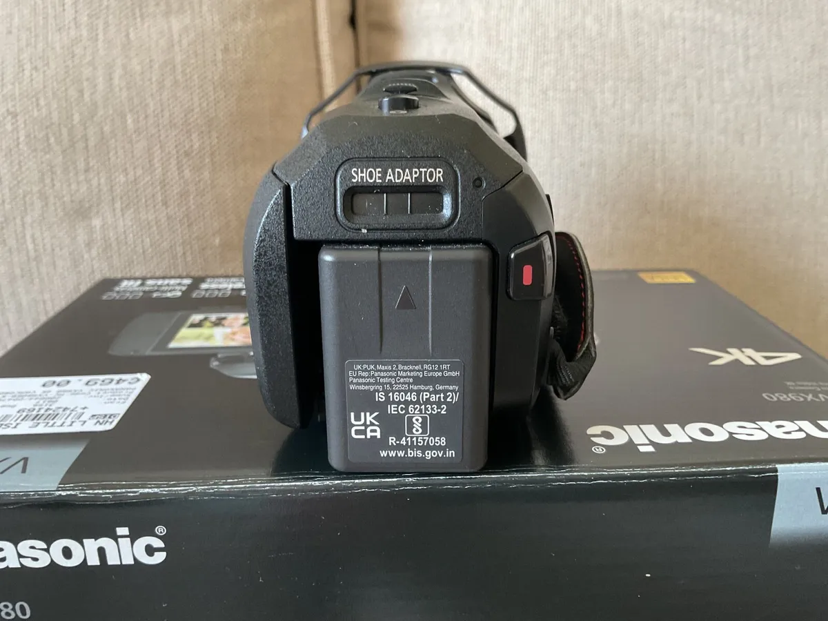Panasonic HCVX980 4K Camcorder - Image 2
