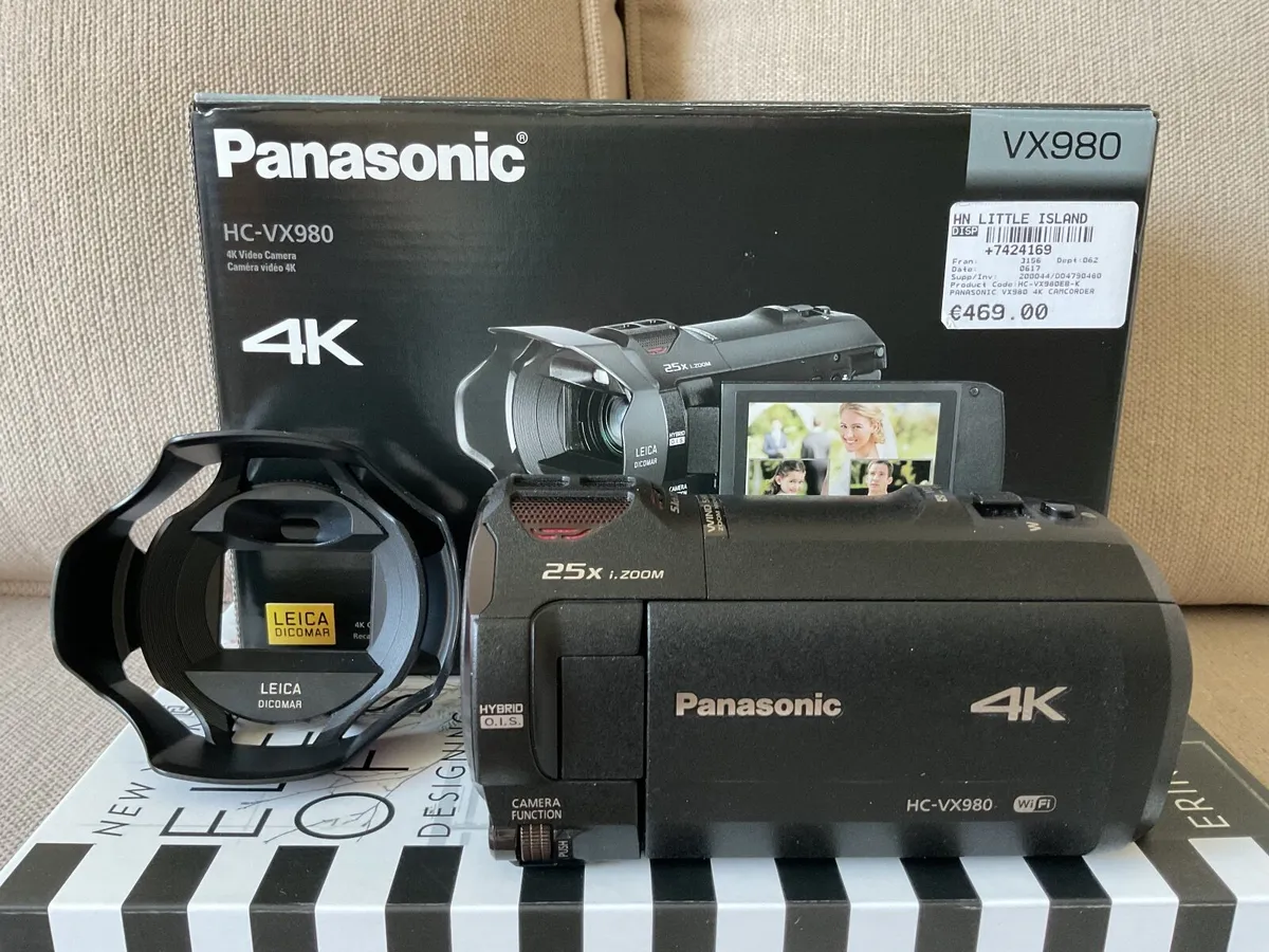 Panasonic HCVX980 4K Camcorder - Image 1