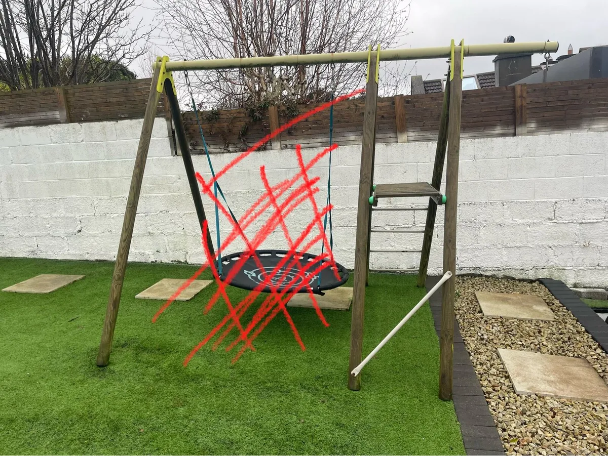 Free wood swing frame no swing included - Image 2