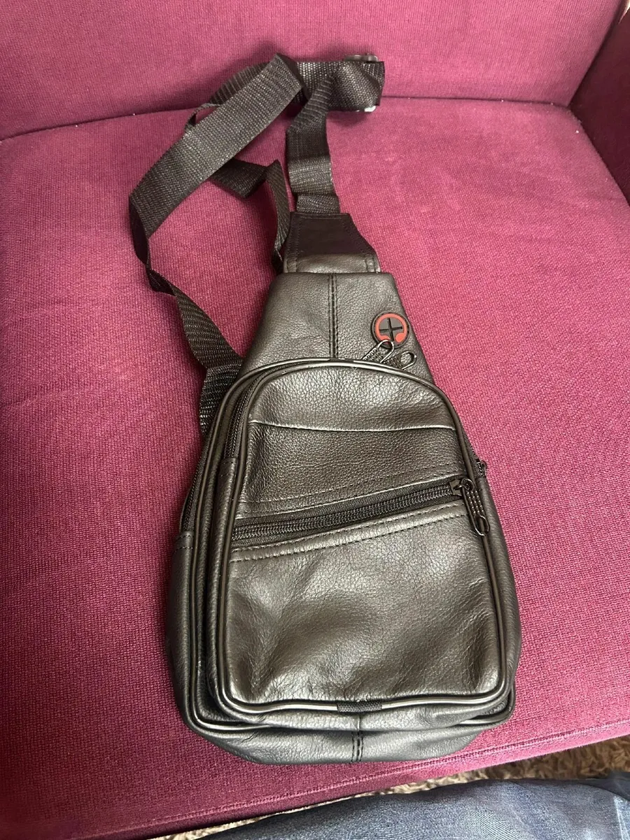 Handmade Genuine Leather Crossbody Sling Bag - Image 2