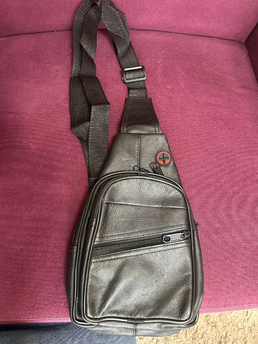 Handmade Genuine Leather Crossbody Sling Bag - Image 3