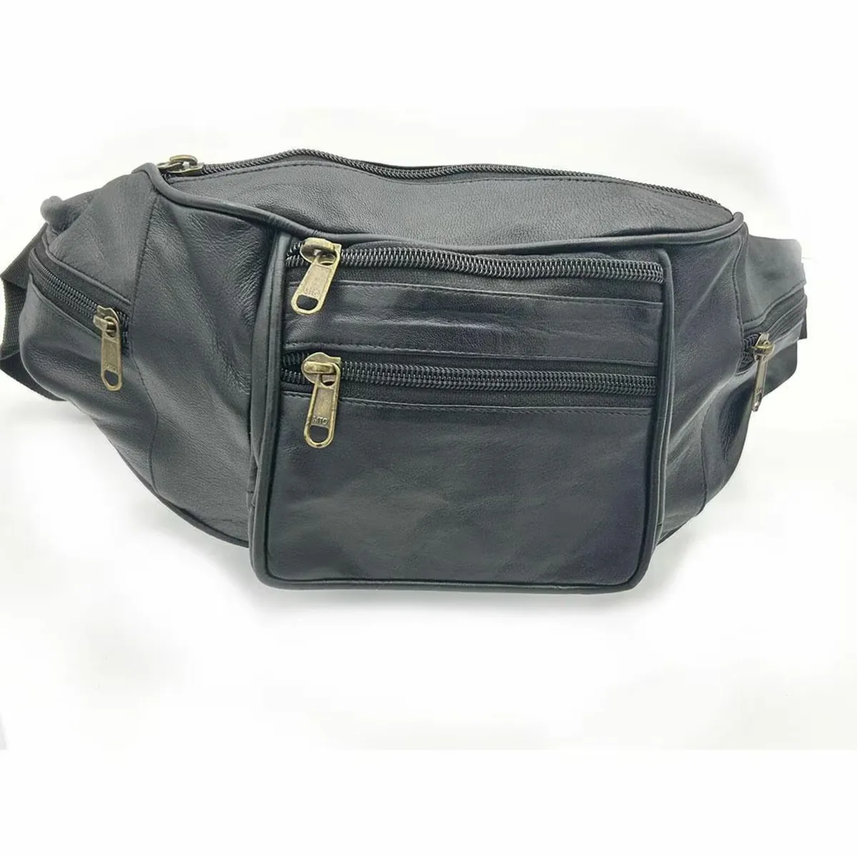Black Fanny Pack for Travel Waist Bag - Image 3