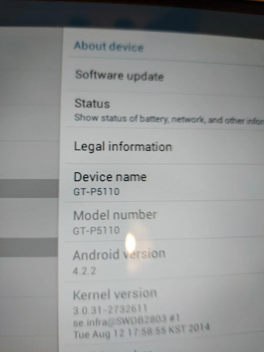Samsung Galaxy Tab 2 10.1inch Tablet Model GT-P511 - Image 3