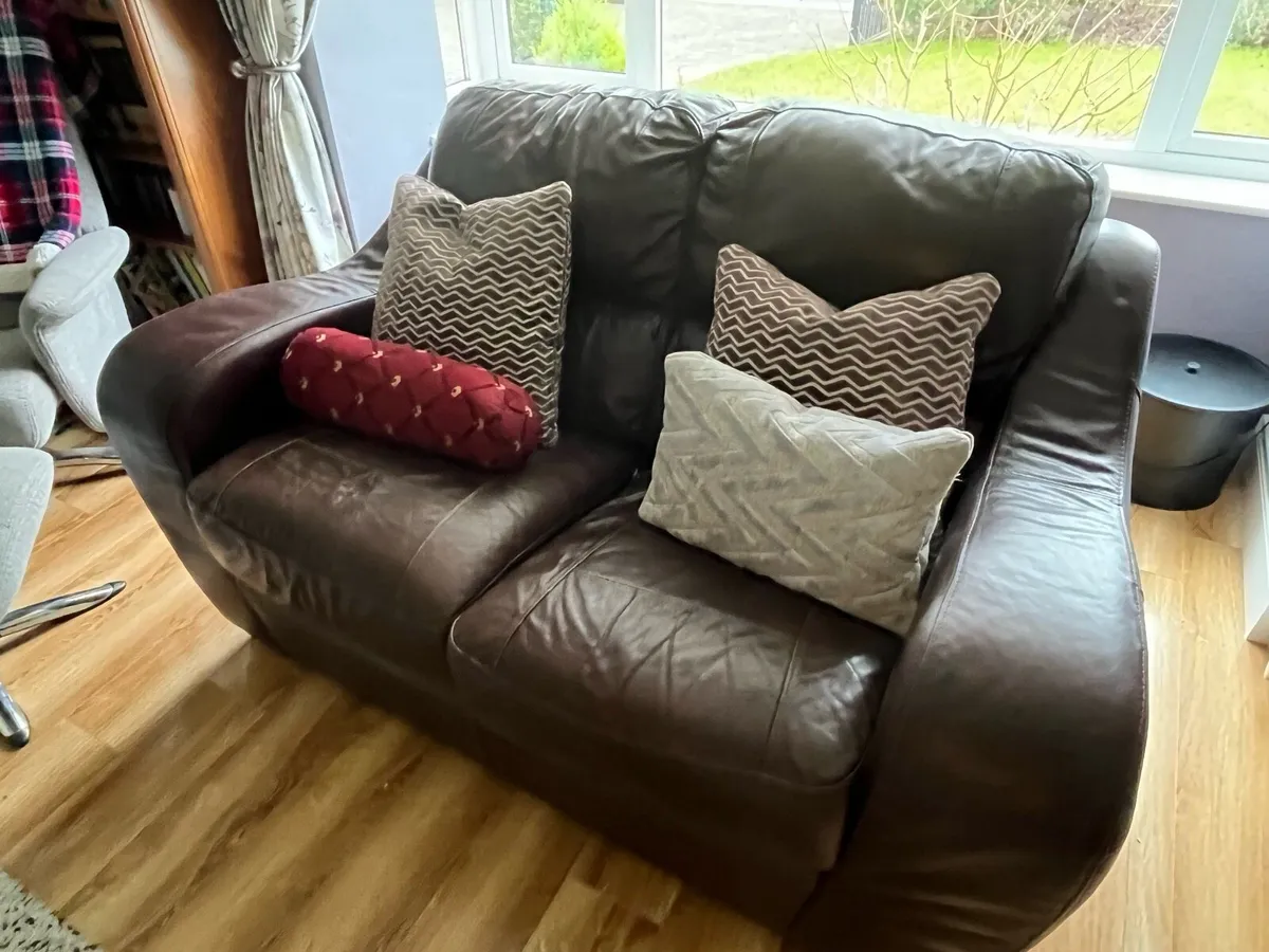 3-2-1 Marinelli leather suite - Image 3